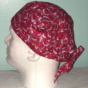 Tie back style surgical cap